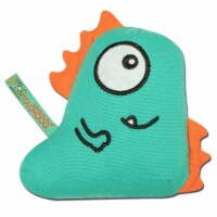Pet Life Touchdog Cartoon Shoe-faced Monster Plush Dog Toy