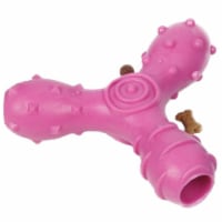 Pet Life Tri-Chew Treat Dispensing and Chewing Interactive TPR Dog Toy