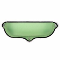 Pet Life Gravity-Lounge Suction Cup Kitty Cat Lounger and Bed (Green)