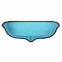 Pet Life Gravity-Lounge Suction Cup Kitty Cat Lounger and Bed (Blue)