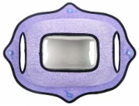 Pet Life Purr-view See-through Suction Cup Kitty Cat Lounger and Bed (Purple)