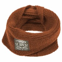 Pet Life Touchdog Heavy Knitted Winter Dog Scarf (Coffee)