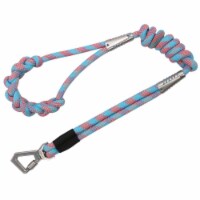 Pet Life Neo-Craft Handmade One-Piece Knot-Gripped Training Dog Leash (Blue)