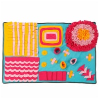 Pet Life Sniffer Snack Interactive Feeding Pet Snuffle Mat (Blue / Pink / Orange)