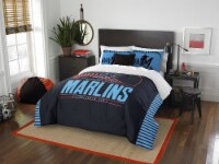 Bedding, Grand Slam Full/Queen Printed Comforter (86 x 86 ) & 2 Shams (24 x 30 ) Set
