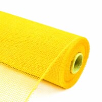 10 x 10 YDS Deco Poly Mesh Ribbon Christmas Halloween Holiday Decor Ribbon - Yellow