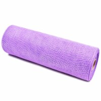 10 x 10 YDS Deco Poly Mesh Ribbon Christmas Halloween Holiday Decor Ribbon - Lavender