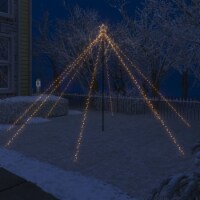 LED Christmas Waterfall Tree Lights Indoor Outdoor 400 LEDs 8.2'