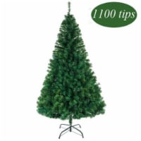 7ft 1100 Branch Christmas Tree, Artificial Pine Tree Home Holiday Christmas Decorarion RT