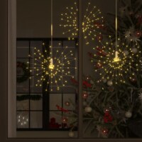 Outdoor Christmas Firework Light Warm White 7.9  140 LEDs