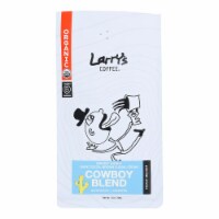 Larry's Coffee Cowboy Whole Bean Coffee Blend - Case of 6 - 12 OZ