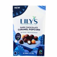 Lilys - Popcorn Dark Chocolate Caramel Stevia - Case of 12-3.5 OZ
