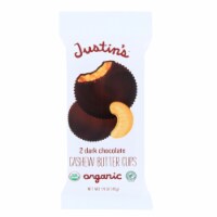 Justin's Nut Butter - Display Dark Chocolate Cashew - Case of 144 - 2.16 OZ