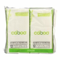 Caboo - Facial Tissue - Bamboo and Sugarcane - Case of 30 - 8 Pk