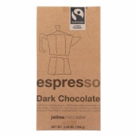 Jelina Chocolatier Espresso Dark Chocolate  - Case of 8 - 3.5 OZ