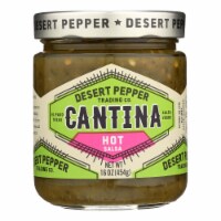 Desert Pepper Trading - Salsa - Cantina - Hot - Green - Case of 6 - 16 oz