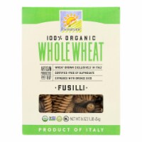Bionaturae Pasta - Organic - 100 Percent Whole Wheat - Fusilli - 16 oz - case of 12