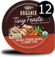 Castor & Pollux Wet Dog Food Tiny Feasts Chicken Quinoa & Carrot Stew - Case of 12 - 3.5 OZ