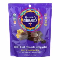 Christmas Candy Chocolate Honey Patties Double Dark Chocolate  - Case of 6 - 4.66 OZ