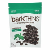 Bark Thins Snacking Dark Chocolate - Mint - Case of 12 - 4.7 oz.