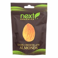 Next Organics Organic Dark Chocolate - Almonds - Case of 6 - 4 oz.
