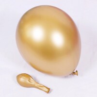 Latex balloon wedding decoration festival balloon (50 pieces of 2.2g gold-Gold)