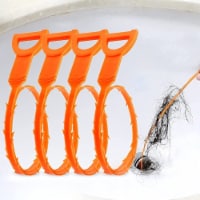 Department Store 4-Pack 19.6 Inches Drain Snake Hair Drain Clog Remover Cleaning Tool