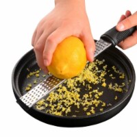 Department Store 1pc Stainless Steel Lemon Zester&Cheese Grater; Fruit Scraper Kitchen Gadget