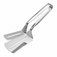 Department Store 1pc Steel Steak Clamps; Kitchen Barbecue Food Flipping Spatula Tongs Clip