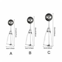 Department Store 1pc Stainless Steel Ice Cream Ball Scoop Fruit Scoop (6cm)