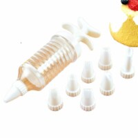 Department Store 8pcs Cake Decoration Kit; Cake Decorating Pen Piping Nozzles; Baking Tools
