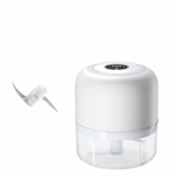 Department Store 1pc Mini Electric Small Masher Garlic Puller Strong Power (White 100ml)