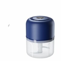 Department Store 1pc Mini Electric Small Masher Garlic Puller Strong Power (Blue 250ml)