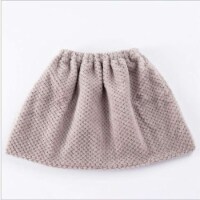 Department Store 2pcs Multi Function Velvet Broom Cover Cloth Floor Household Cleaning (Grey)