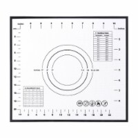 Department Store 1pc Silicone Kneading Board; Thicken Multifunctional (Black - 10.2*11.4in)