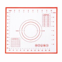 Department Store 1pc Silicone Kneading Board; Thicken Multifunctional (Red - 10.2*11.4in)