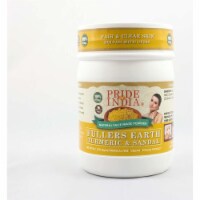 Fuller's Earth Indian Clay Healing Face Mask Powder w/ Turmeric & Sandalwood, Half Pound Jar