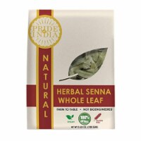 Pride Of India - Natural Senna Herbal Tea Leaf Whole, 3.53 oz (100gm)