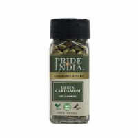 Pride of India Green Cardamom Whole 1.6 oz. Small Dual Sifter Bottle