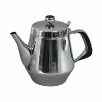 Stainless Steel Gooseneck Tea Pot w/Vented Hinged Lid, 20 Fluid Ounces (2-3 Cups)