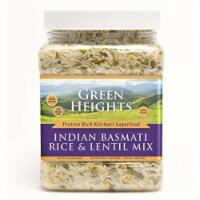 White Rice & Yellow Lentil Superfood Mix - 24 Ounce / 680 Grams Jar (15+ Servings)