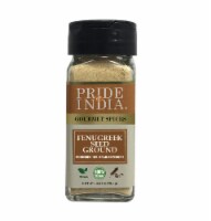 Pride of India Fenugreek Seed Ground 2.8 oz. Small Dual Sifter Jar Perspective: Main