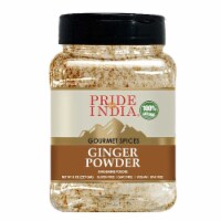 Pride of India  Ginger Fine Ground  8oz. Medium Dual Sifter Bottle