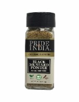 Pride of India Black Mustard Seed Ground 2.6 oz. Small Dual Sifter Bottle