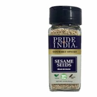 Sesame Seed Whole Unhulled & Fresh  2.5 oz. Small Dual Sifter Bottle