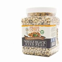 Pride Of India - Indian Whole Black Eyed Peas - Protein & Fiber Rich Lobiya - 24 oz