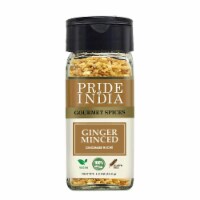 Pride of India Ginger Minced Whole 1.9 oz. Small Dual Sifter Bottle