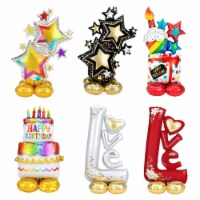 Valentine Day Balloons Decor Love Bear Party Decorations Inflatable Air Ball (10)