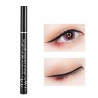 Waterproof Eyeliner Long-Lasting Liquid Eyeliner Quick Drying Formula Glides Smoothly (Black)