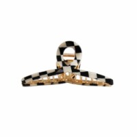 Hair Claw Clip, Elegant Metal Claw Clip, Large Jaw Clip Hair Clamp, Black&White